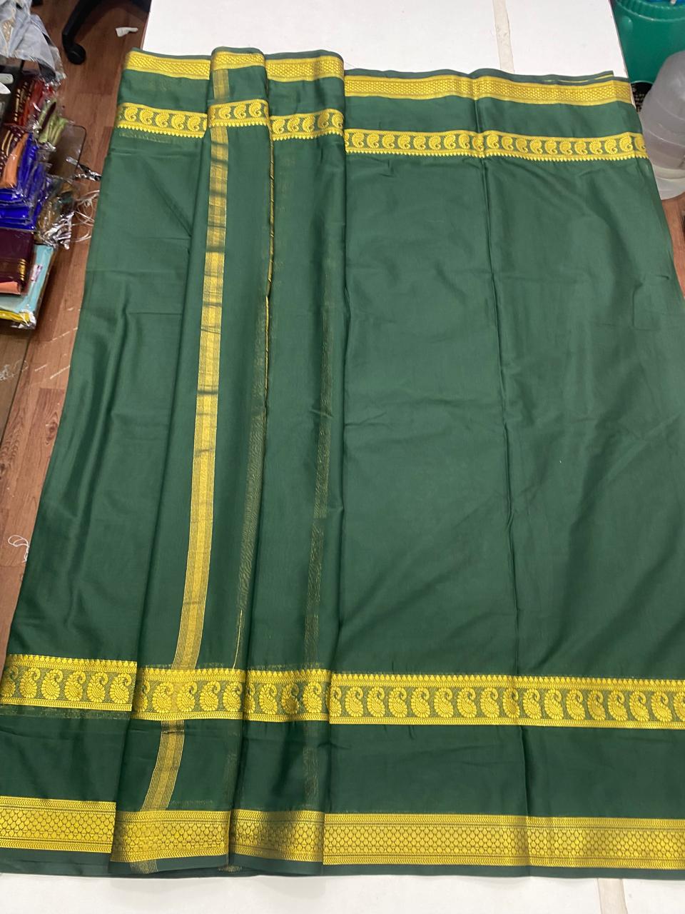 Mysore Crepe Self Saree(2933)