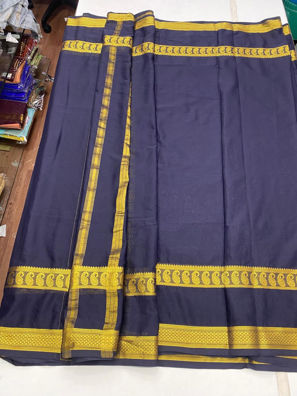 Mysore Crepe Self Saree(2933)