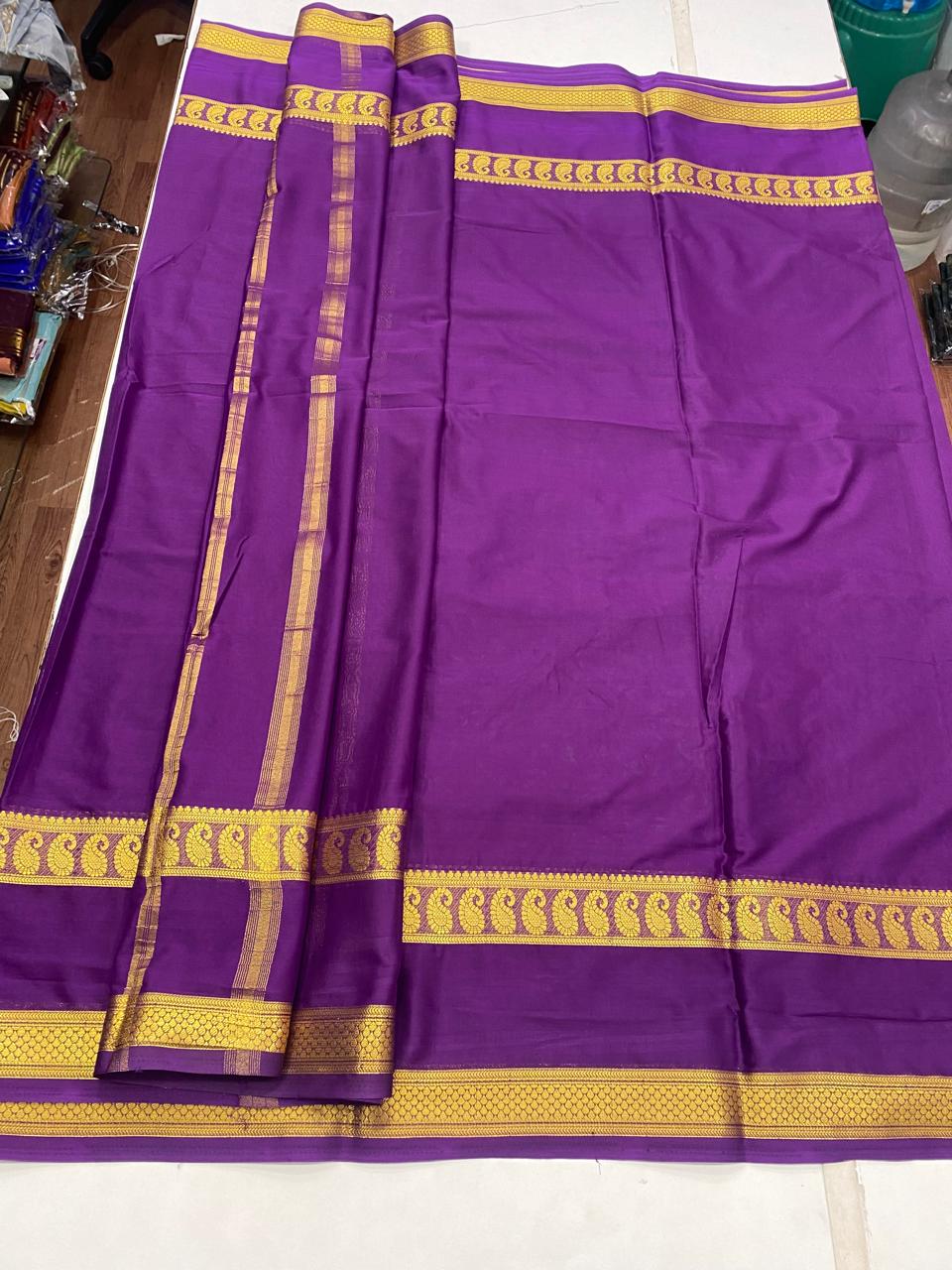 Mysore Crepe Self Saree(2933)