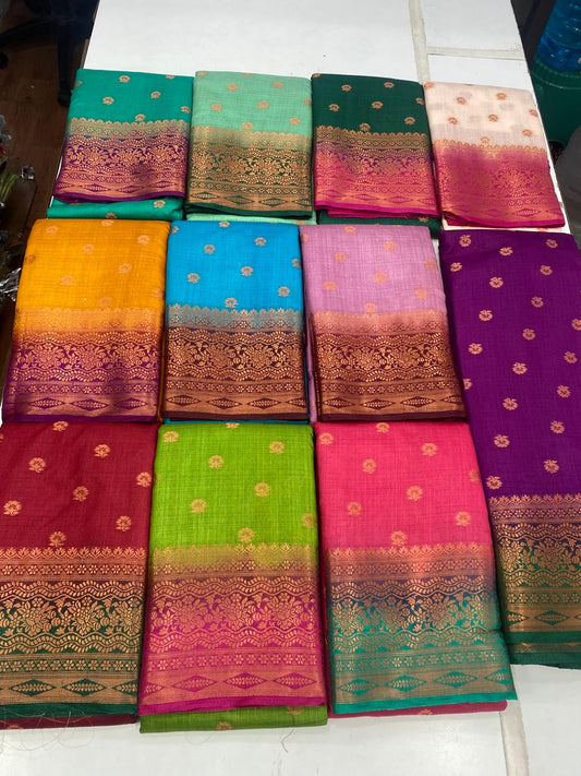 Cotton Butta Saree (2939A)