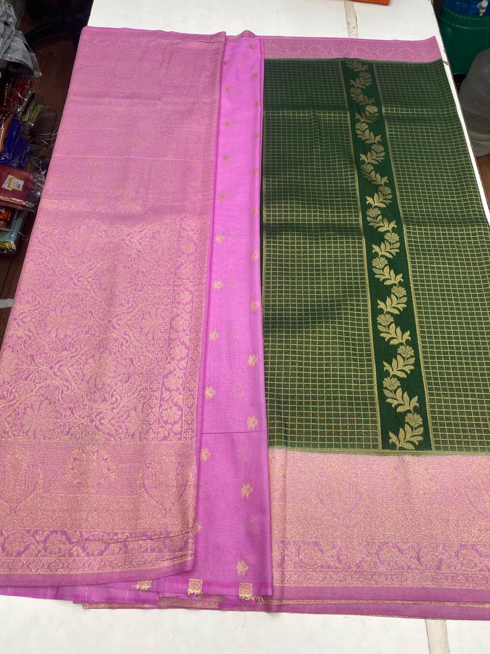 Georgette fancy butta saree (2945)