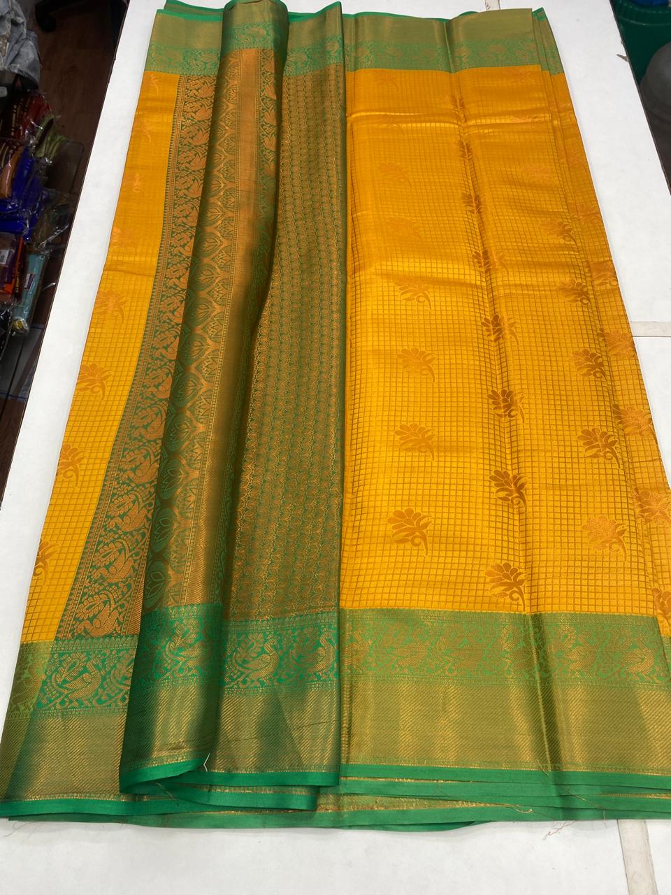 Semi Silk Broket Saree (2935B)