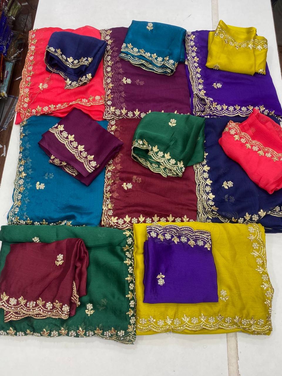Fancy Space Silk Saree (2861)