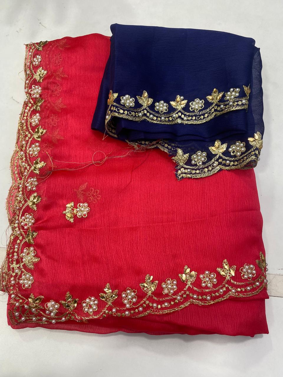 Fancy Space Silk Saree (2861)