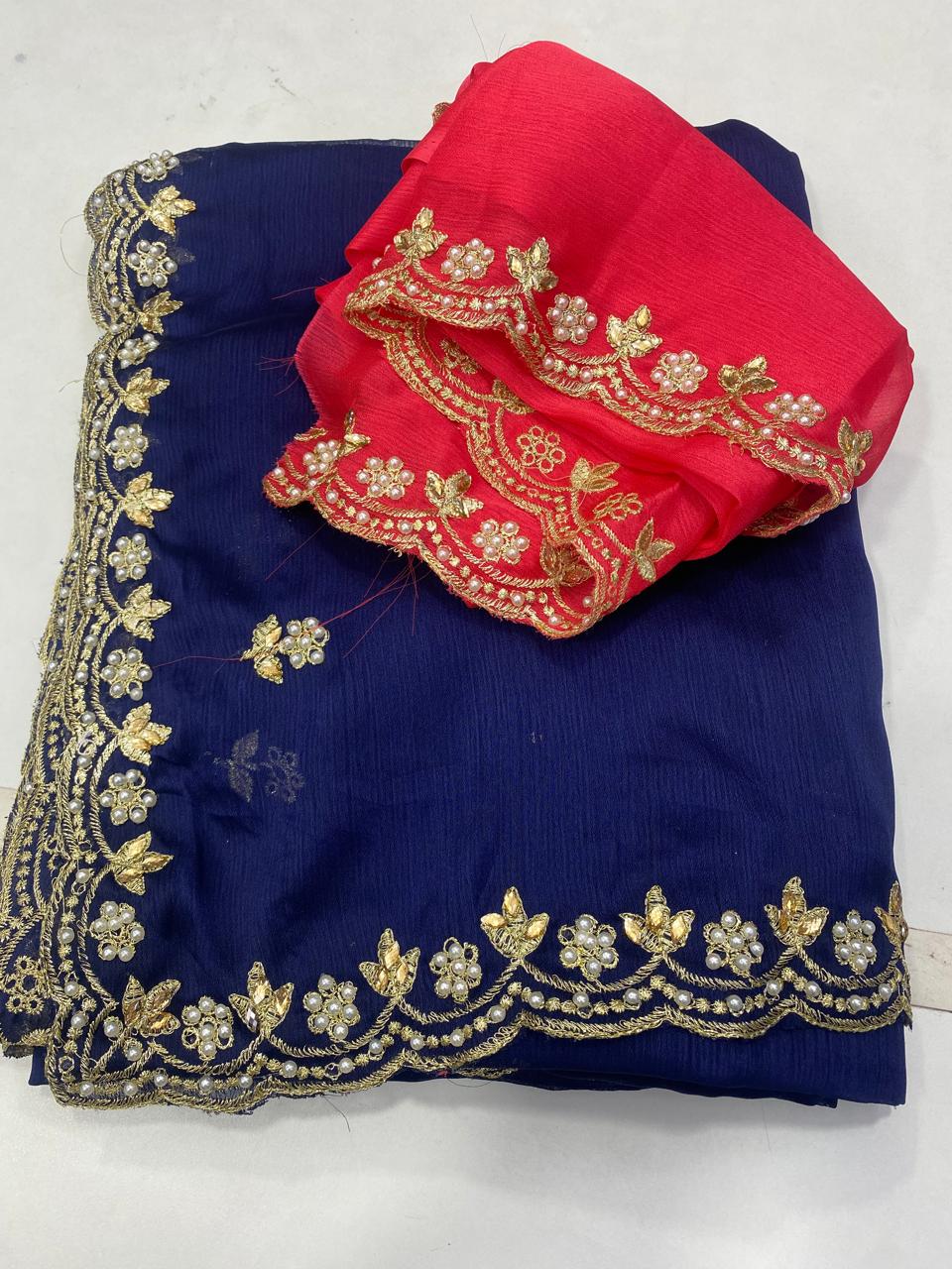 Fancy Space Silk Saree (2861)
