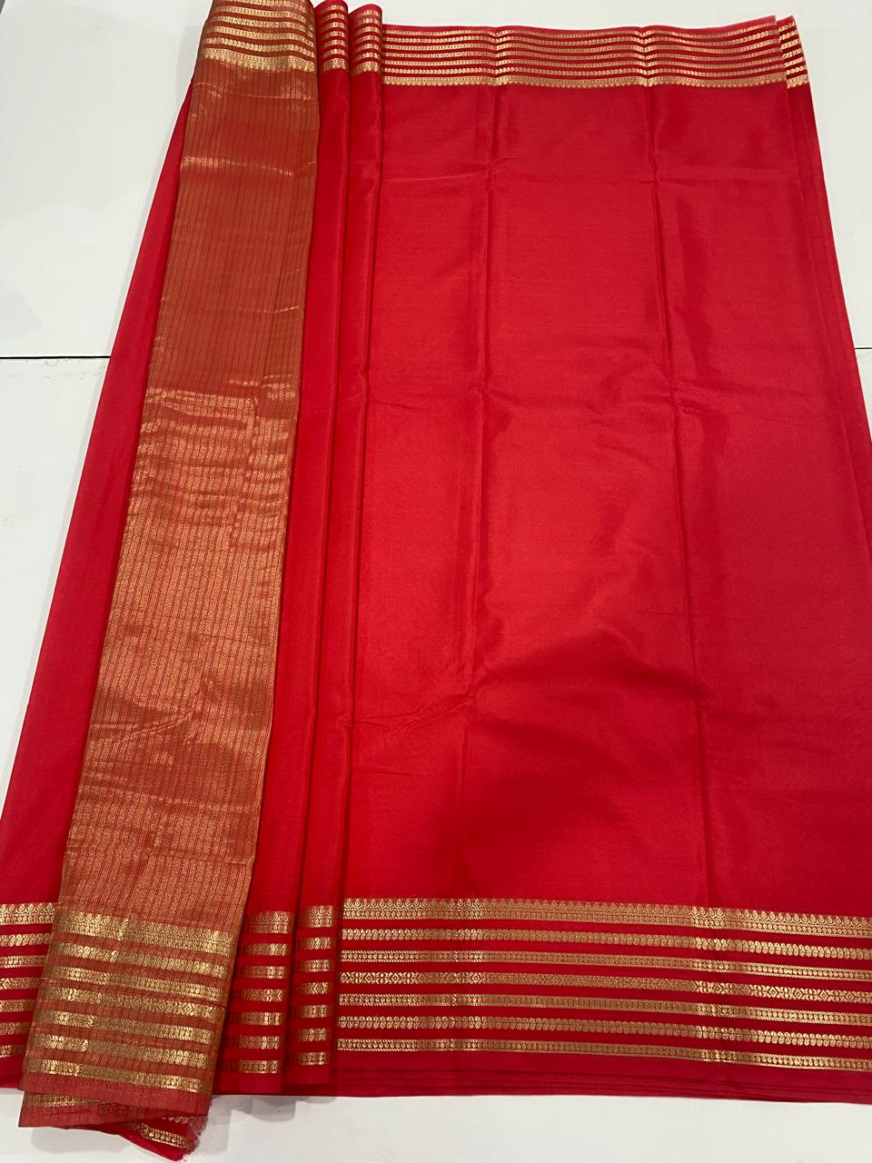 Mysore Crepe Self Saree (2984)