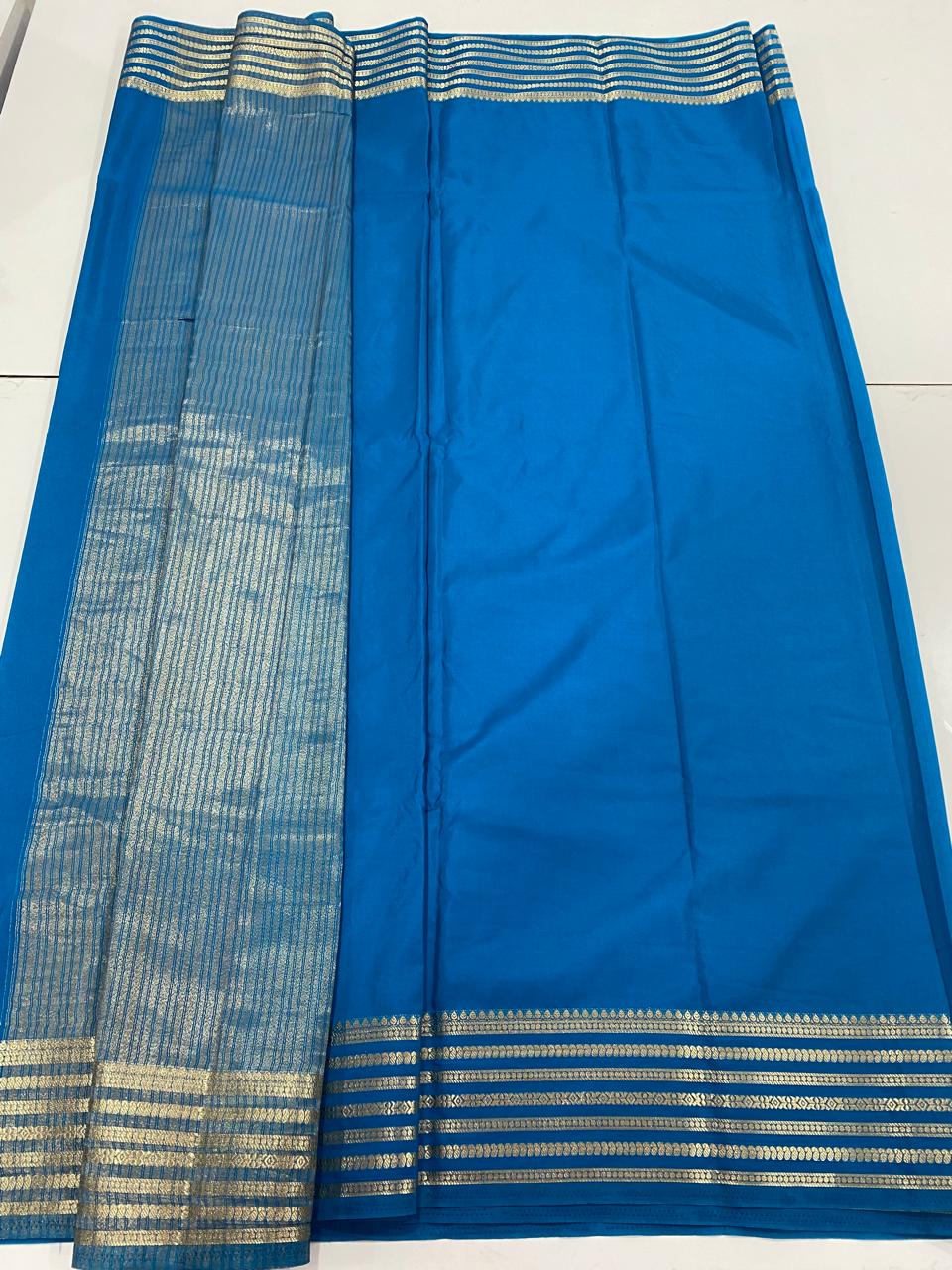Mysore Crepe Self Saree (2984)