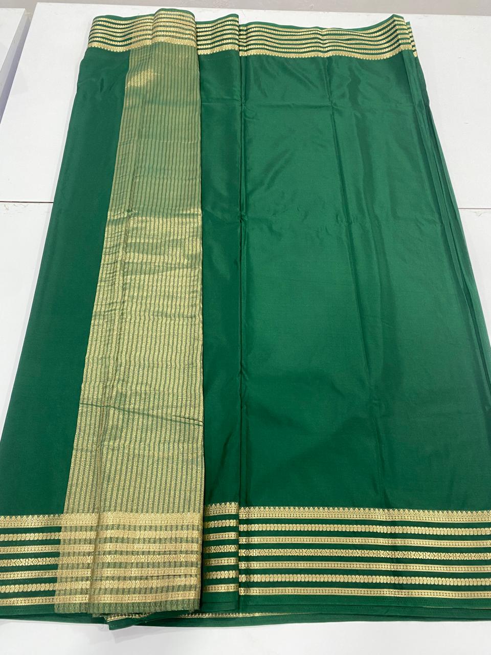 Mysore Crepe Self Saree (2984)