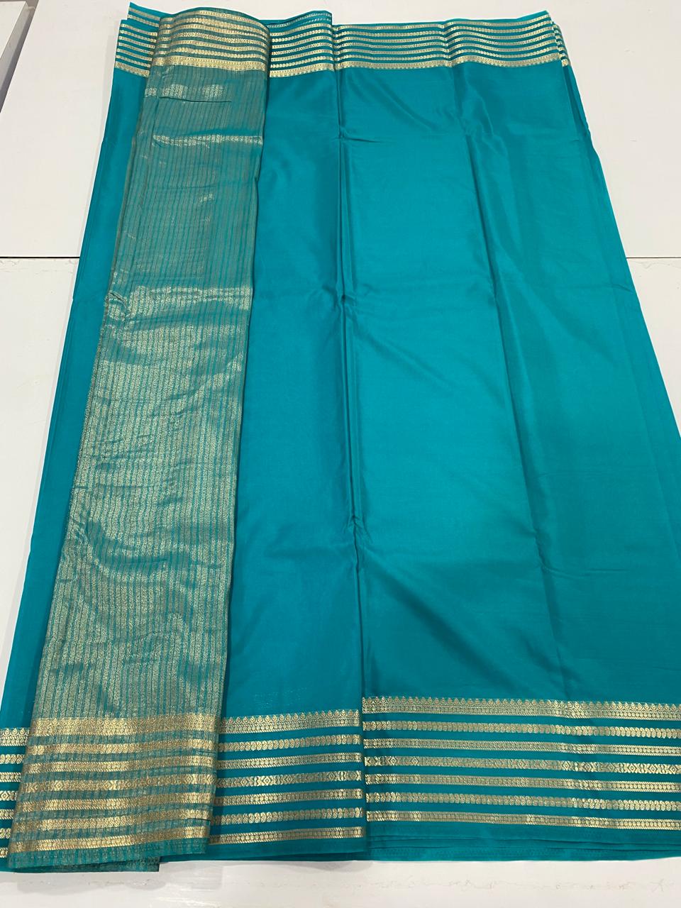 Mysore Crepe Self Saree (2984)