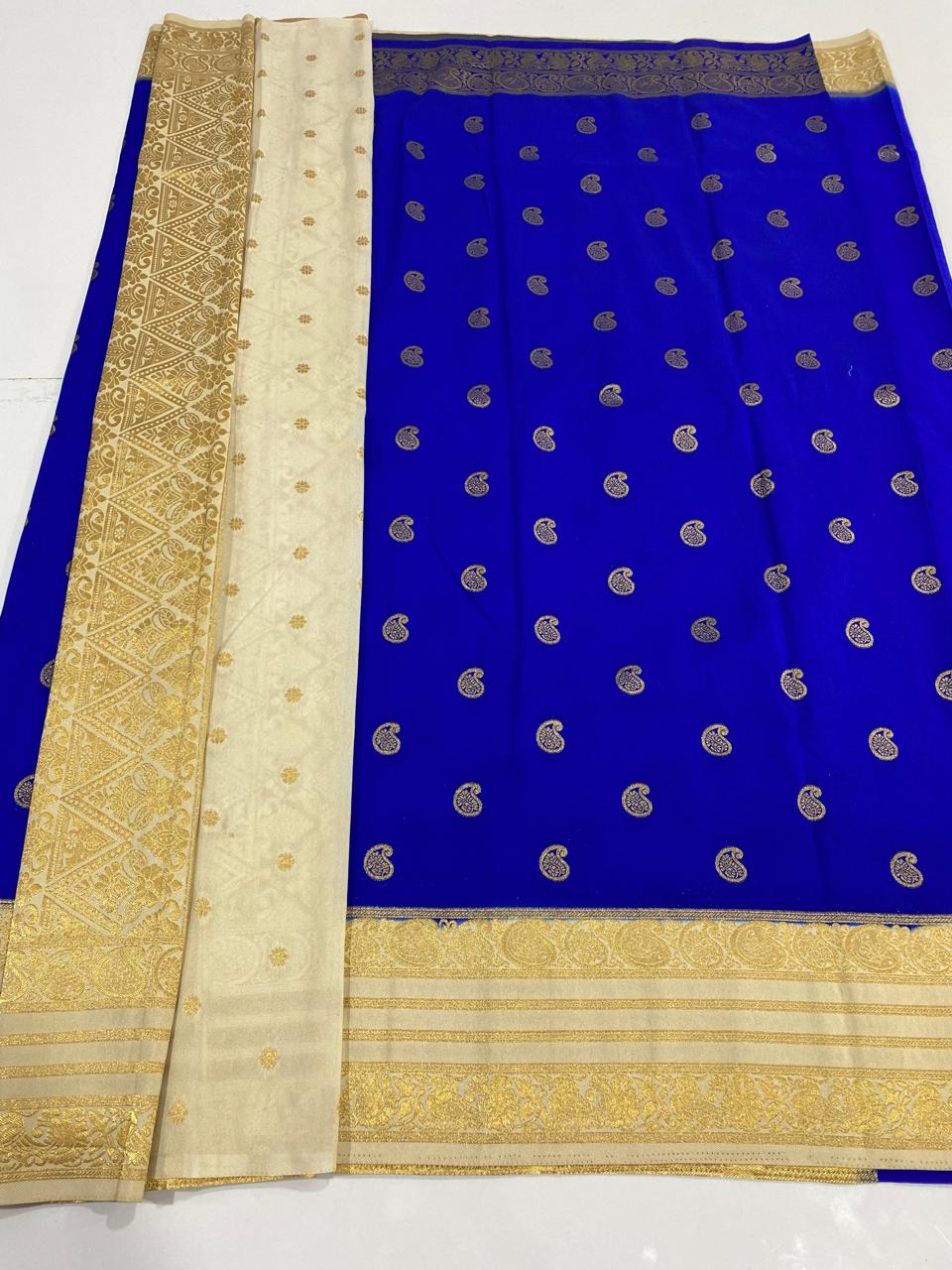 Georgette Butta Saree (2991B)