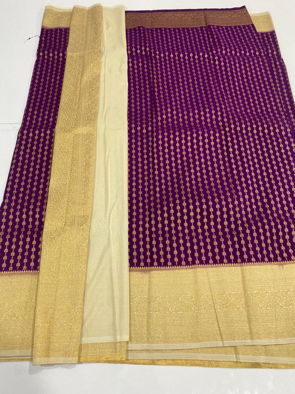 Georgette Lines Saree (2991D)