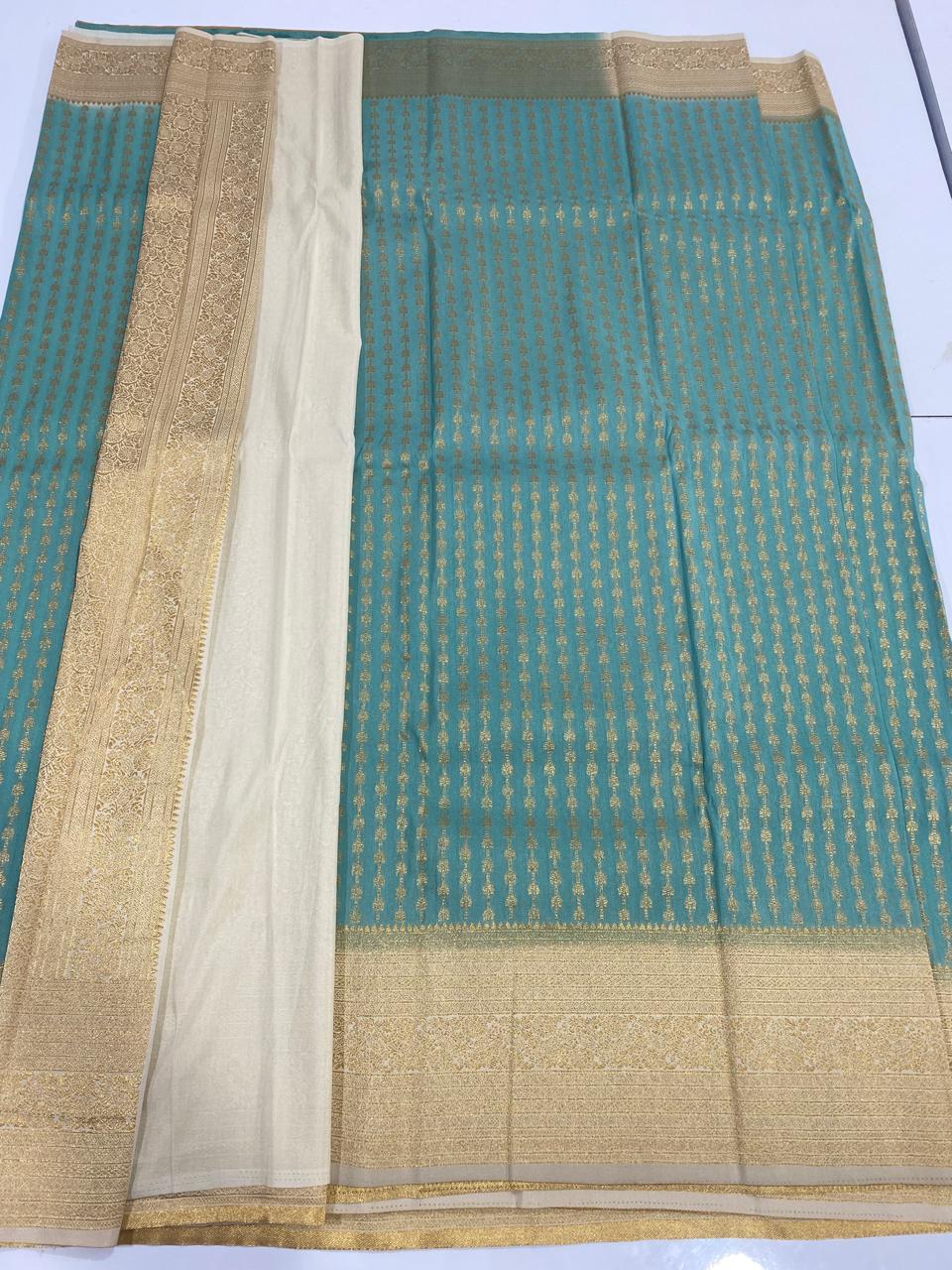 Georgette Lines Saree (2991D)
