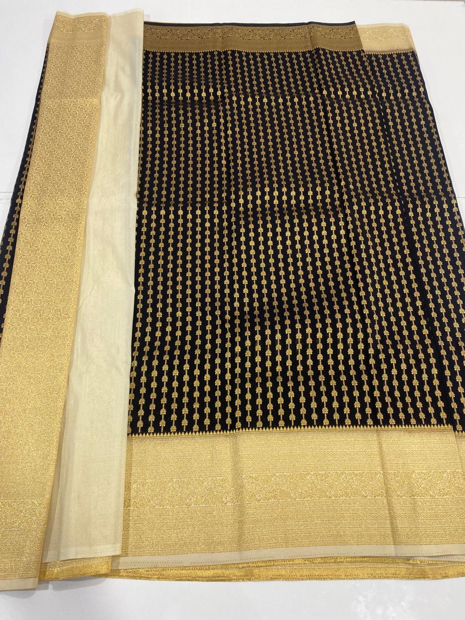Georgette Lines Saree (2991D)