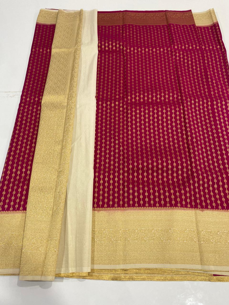 Georgette Lines Saree (2991D)