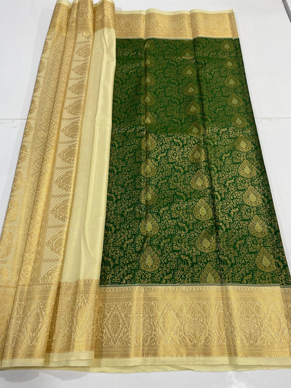 Kanchipuram semi silk sarees (2963)