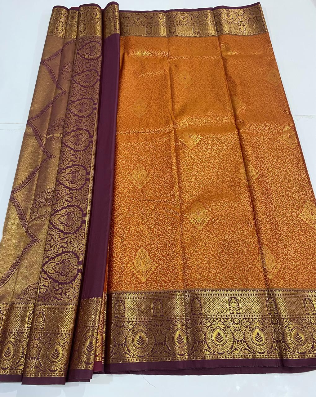 Kanchipuram semi silk sarees (2963)
