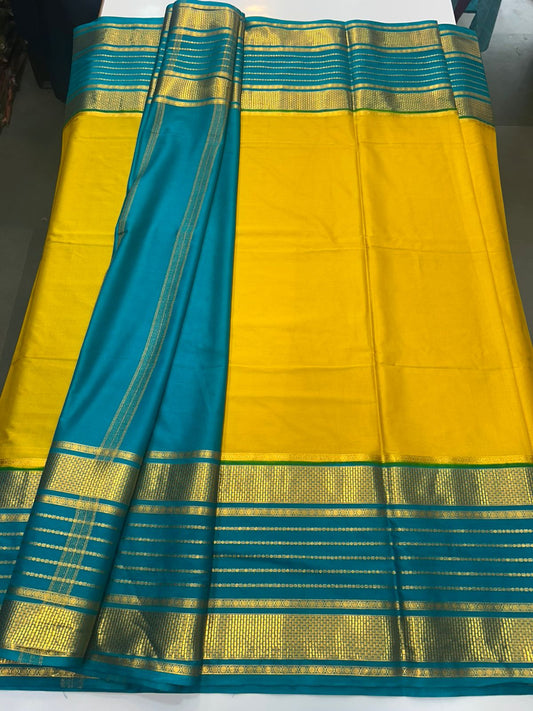 Crepe Dani Bentex Border Saree (2439G)