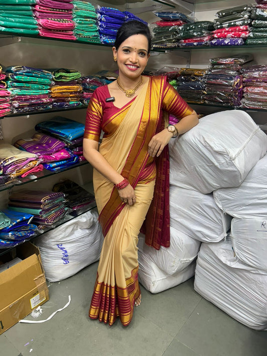 Mysore Crepe Bentex Saree (2513A)