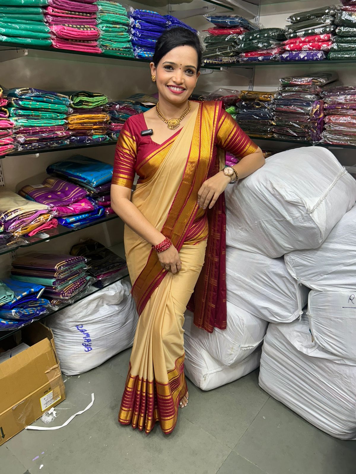 Mysore Crepe Bentex Saree (2513)