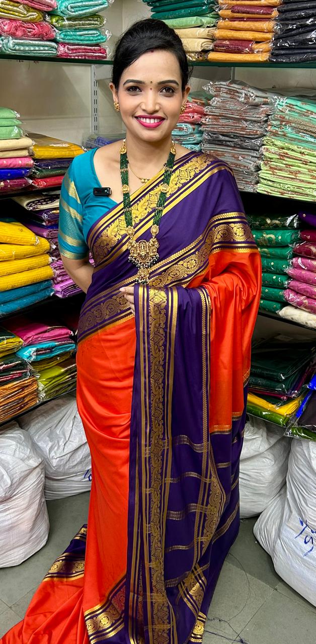 Mysore Crepe Bentex Border Saree (2548)