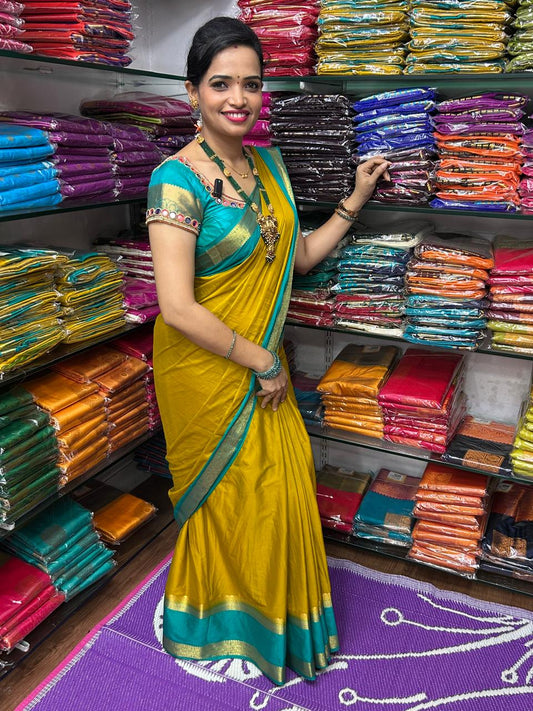 Mysore Crepe Dani Saree (2562)