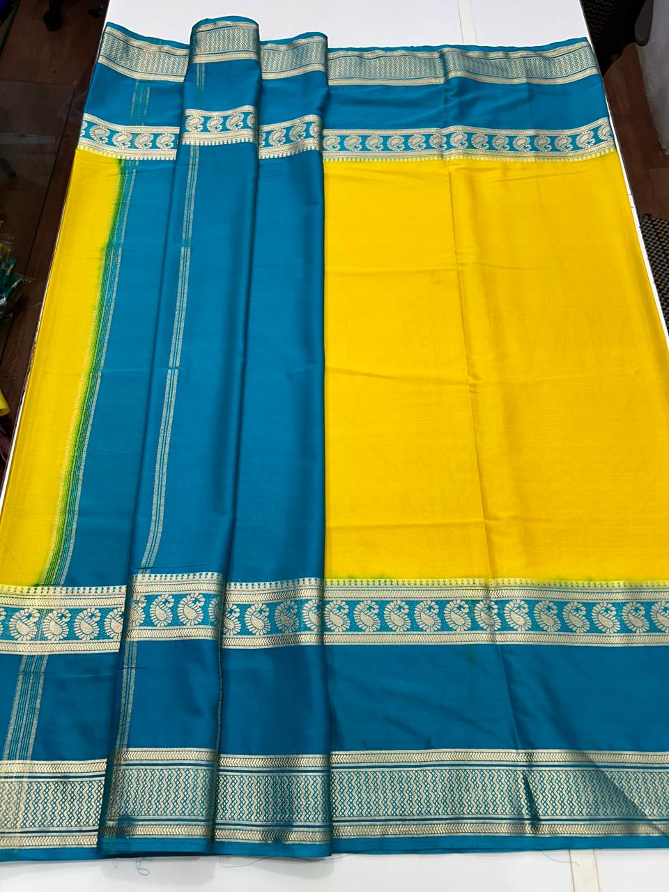 Mysore Crepe Dani Saree (2564A)