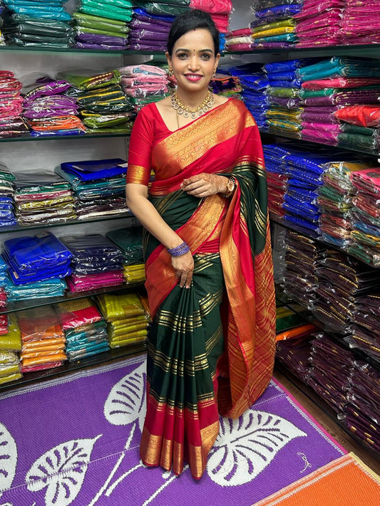 Mysore Crepe Body Lines Saree (2617)