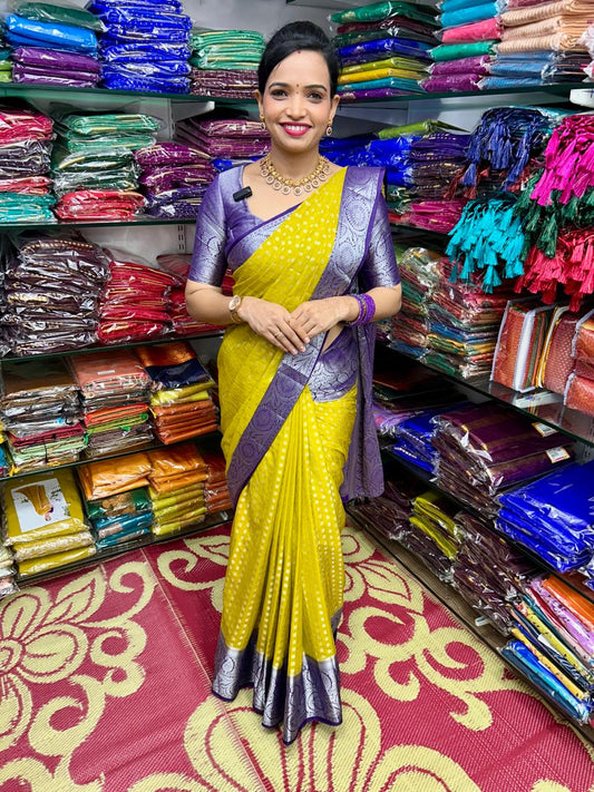 Banarasi Cotton Silk Saree (2596)