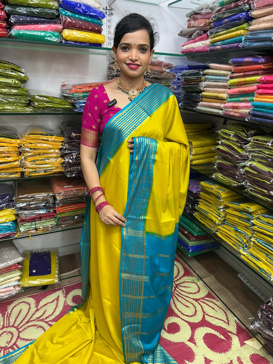 Mysore Crepe 2D Saree (2641A)