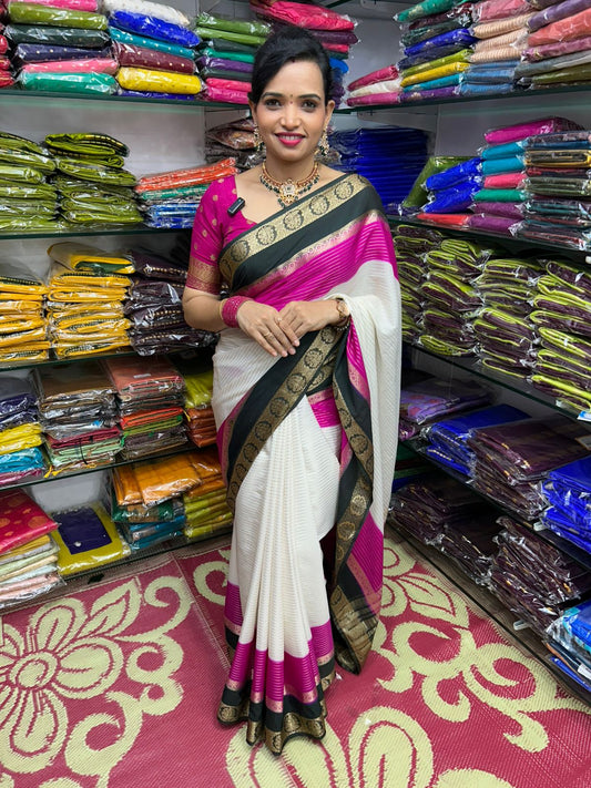 Crepe Georgette 3D Saree (2550C)
