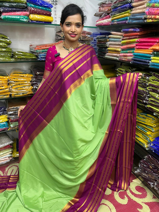 Mysore Crepe 2D Saree (2640)