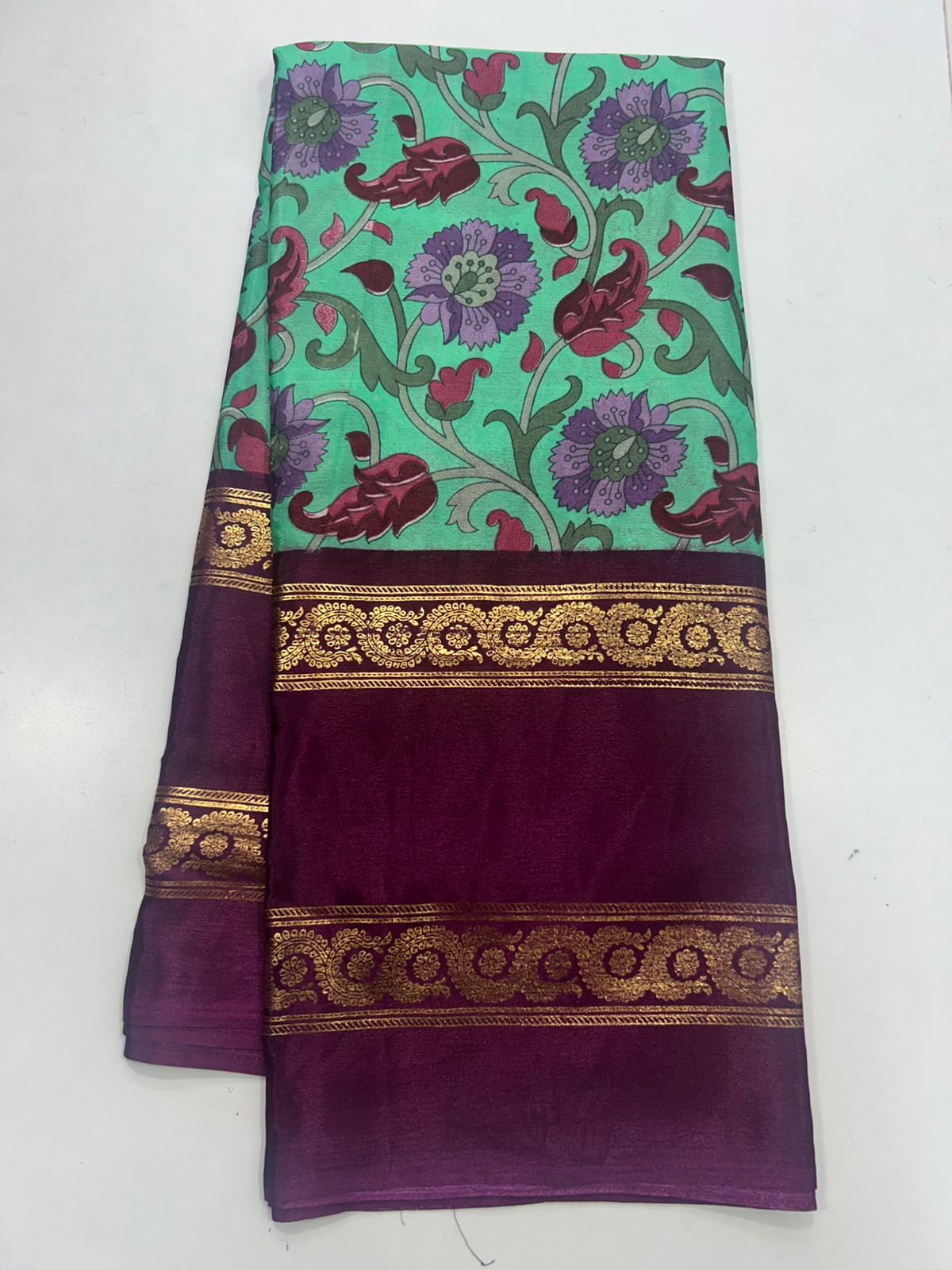 Fancy Digital Print Saree (2575)