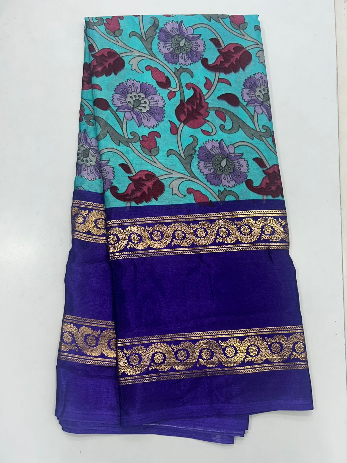 Fancy Digital Print Saree (2575)