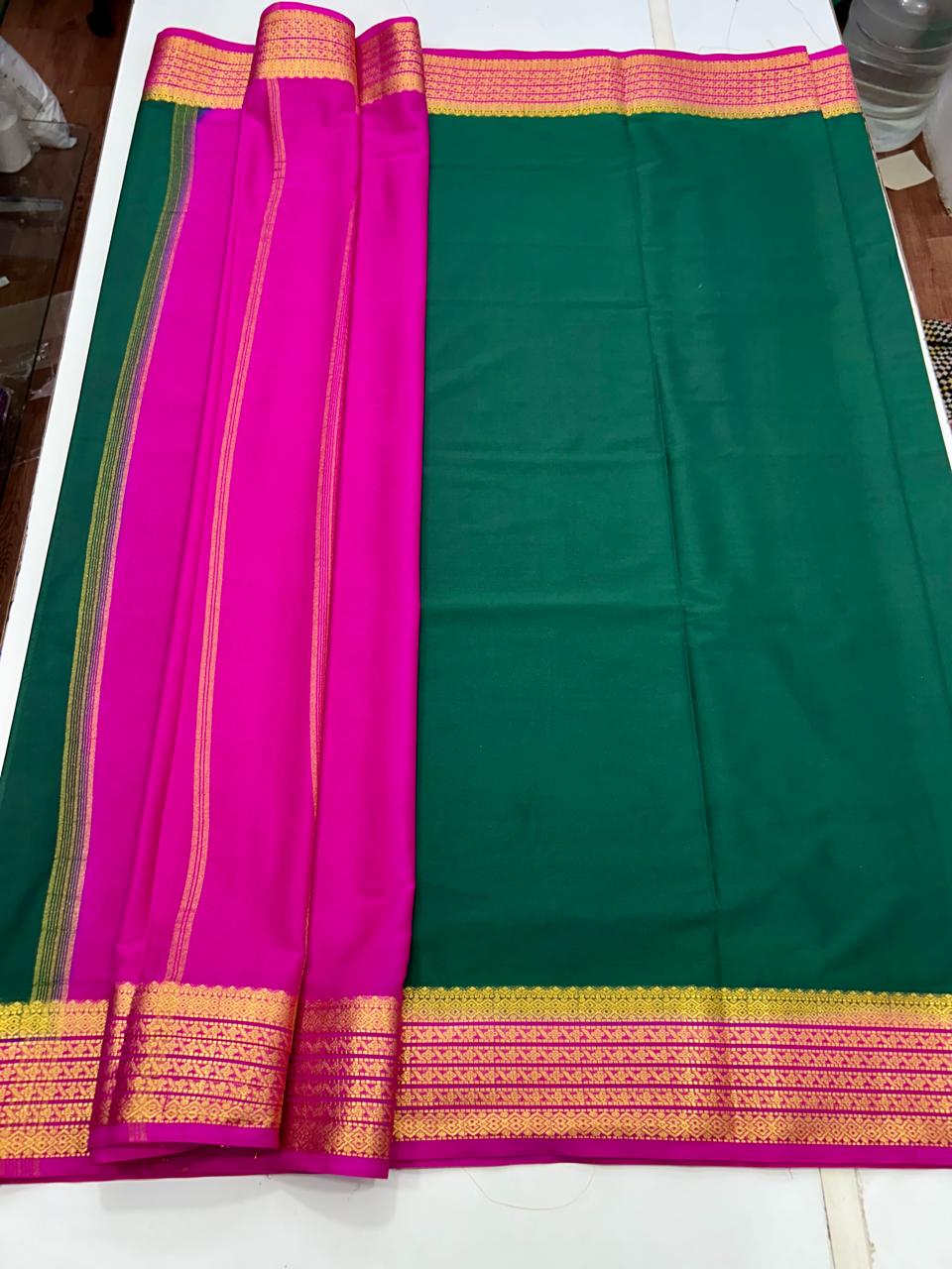 Mysore Crepe 2D Saree (2641B)