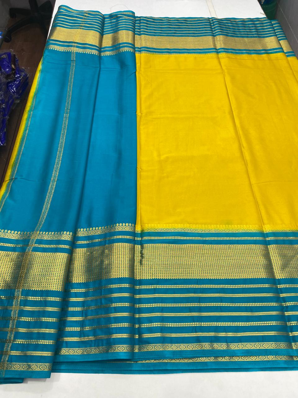 Mysore Crepe 2D Dani Saree (2757B)