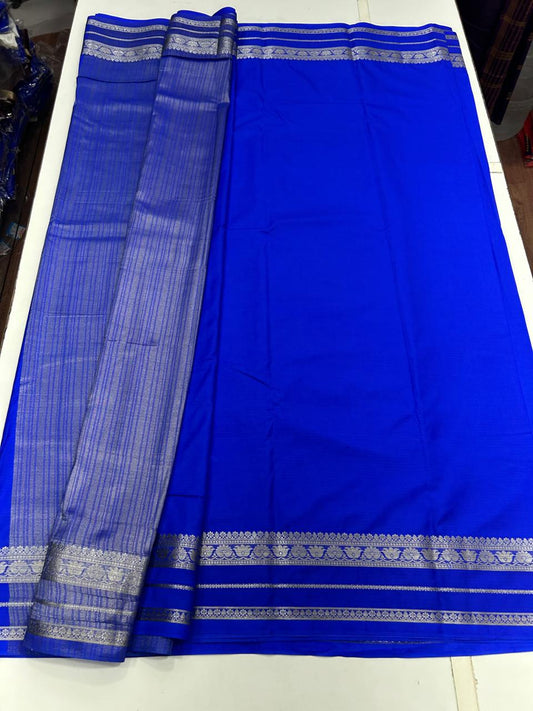 Mysore Crepe Self Saree (2763)