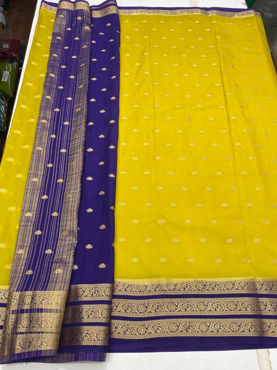 Crepe Georgette Butta Saree(2870)