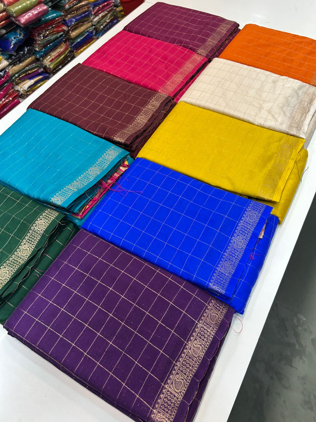 Chinnon checks Saree (2895)