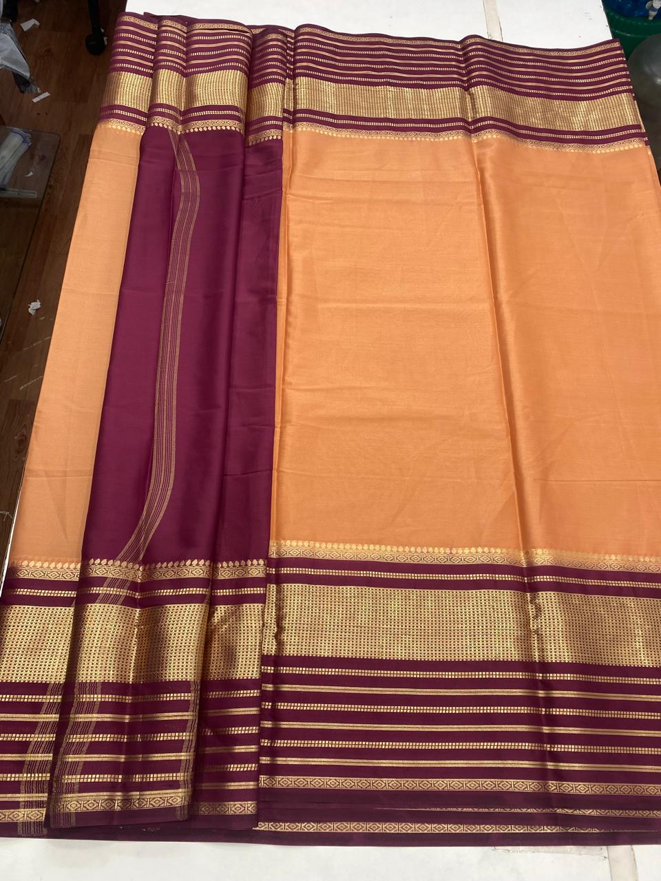 Mysore Crepe Bentex Border Saree(2925)