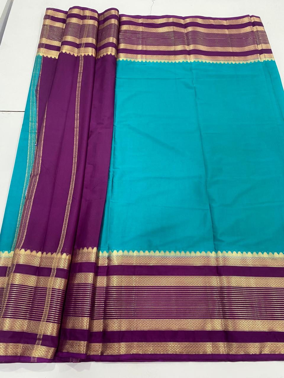 Mysore Crepe Bentex Border Saree (2980)
