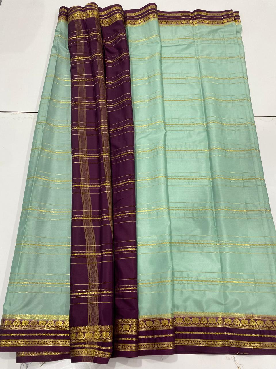 Mysore Crepe Lines Saree (2964)