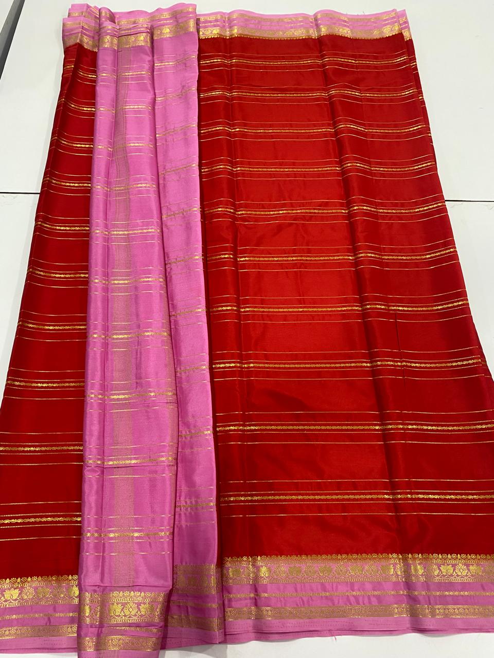 Mysore Crepe Lines Saree (2964)