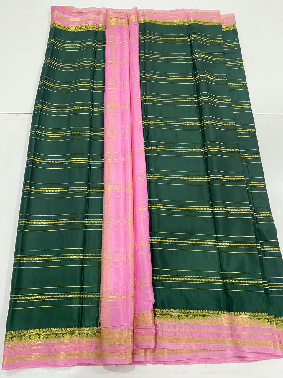 Mysore Crepe Lines Saree (2964)