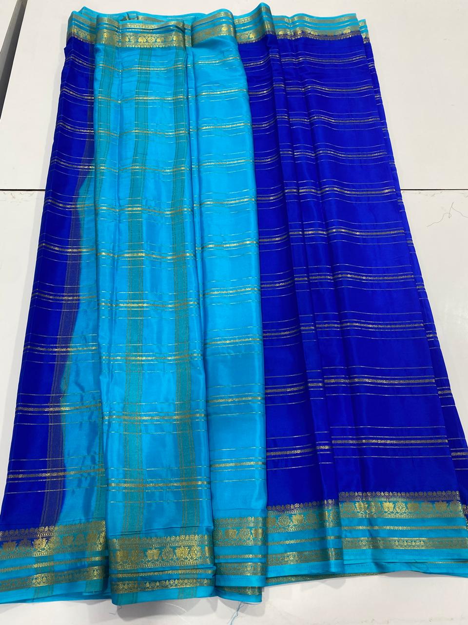 Mysore Crepe Lines Saree (2964)