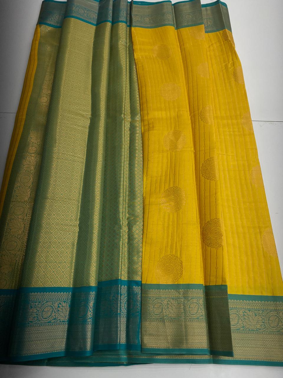 Semi Silk Broket Saree (2989C)