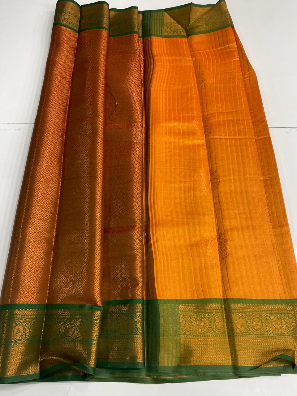 Semi Silk Broket Saree (2989C)