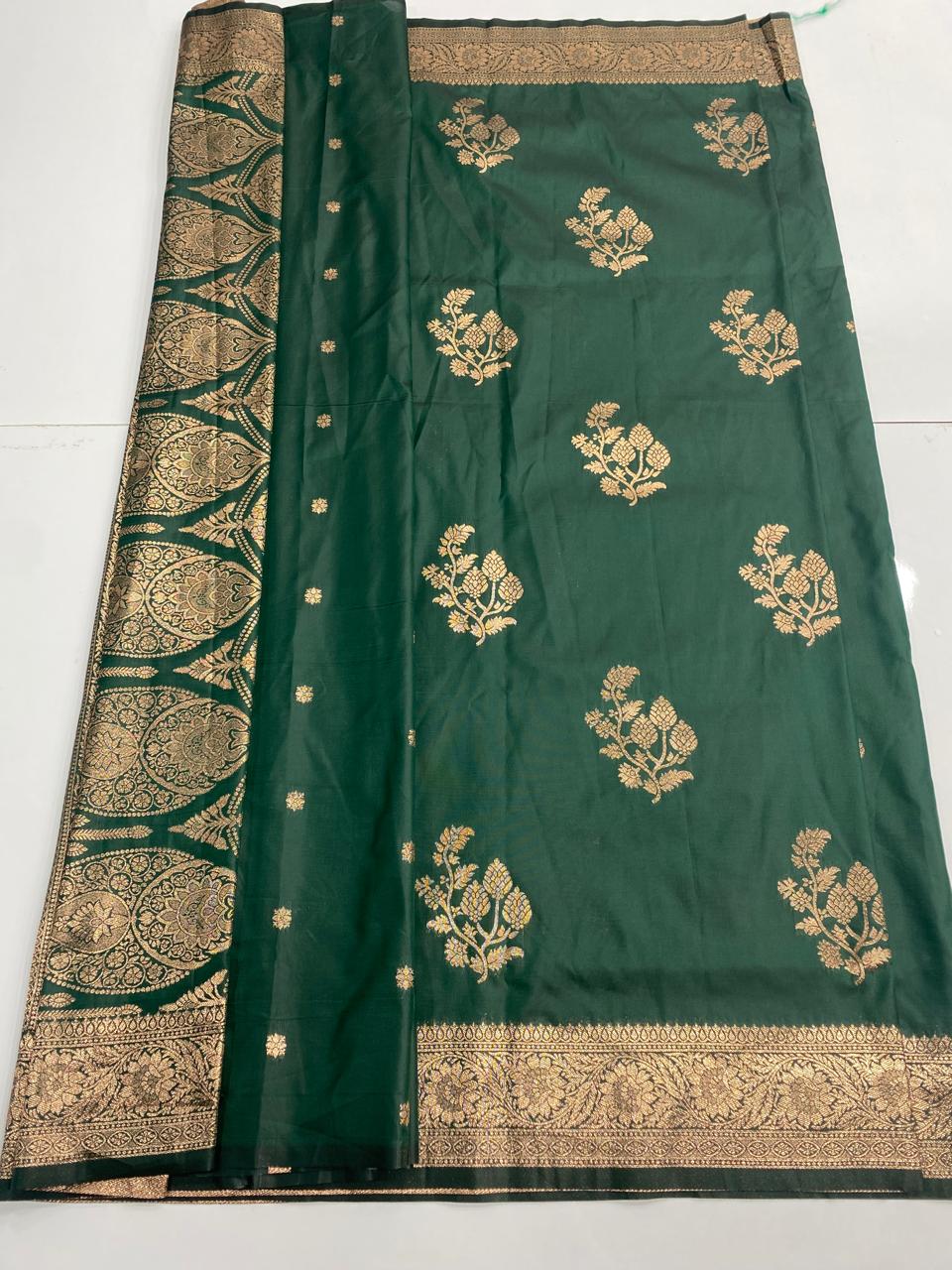 Semi Silk Butta Saree  (3000A)