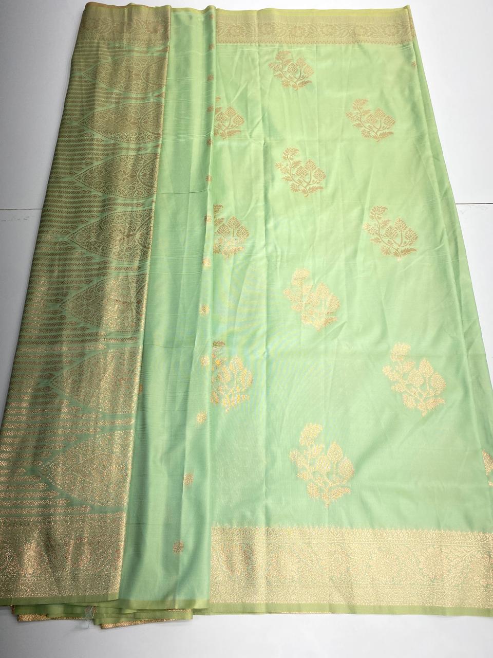 Semi Silk Butta Saree  (3000A)