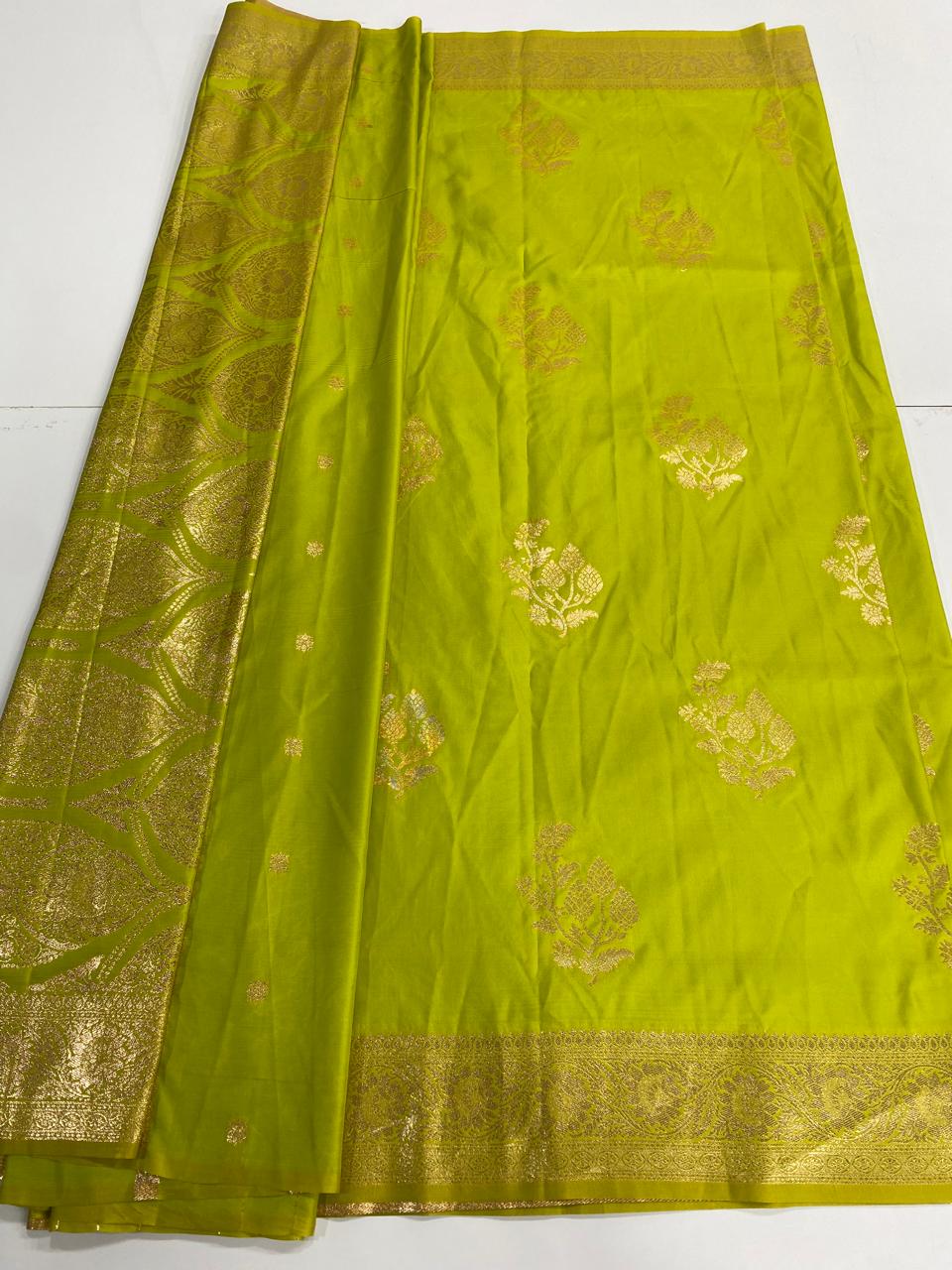 Semi Silk Butta Saree  (3000A)