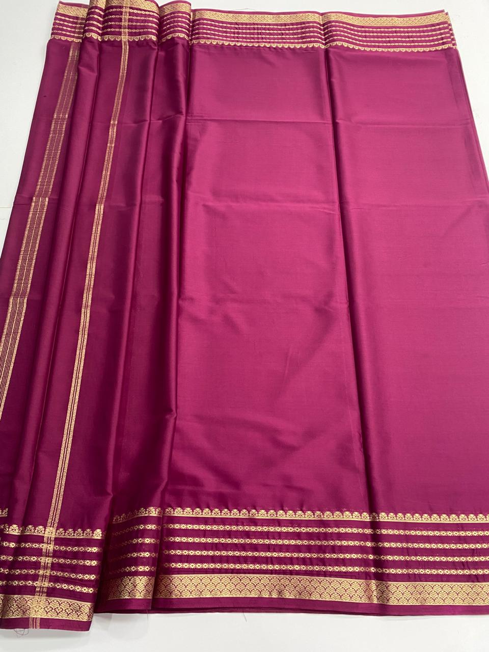 Mysore Crepe Self Saree (2998)